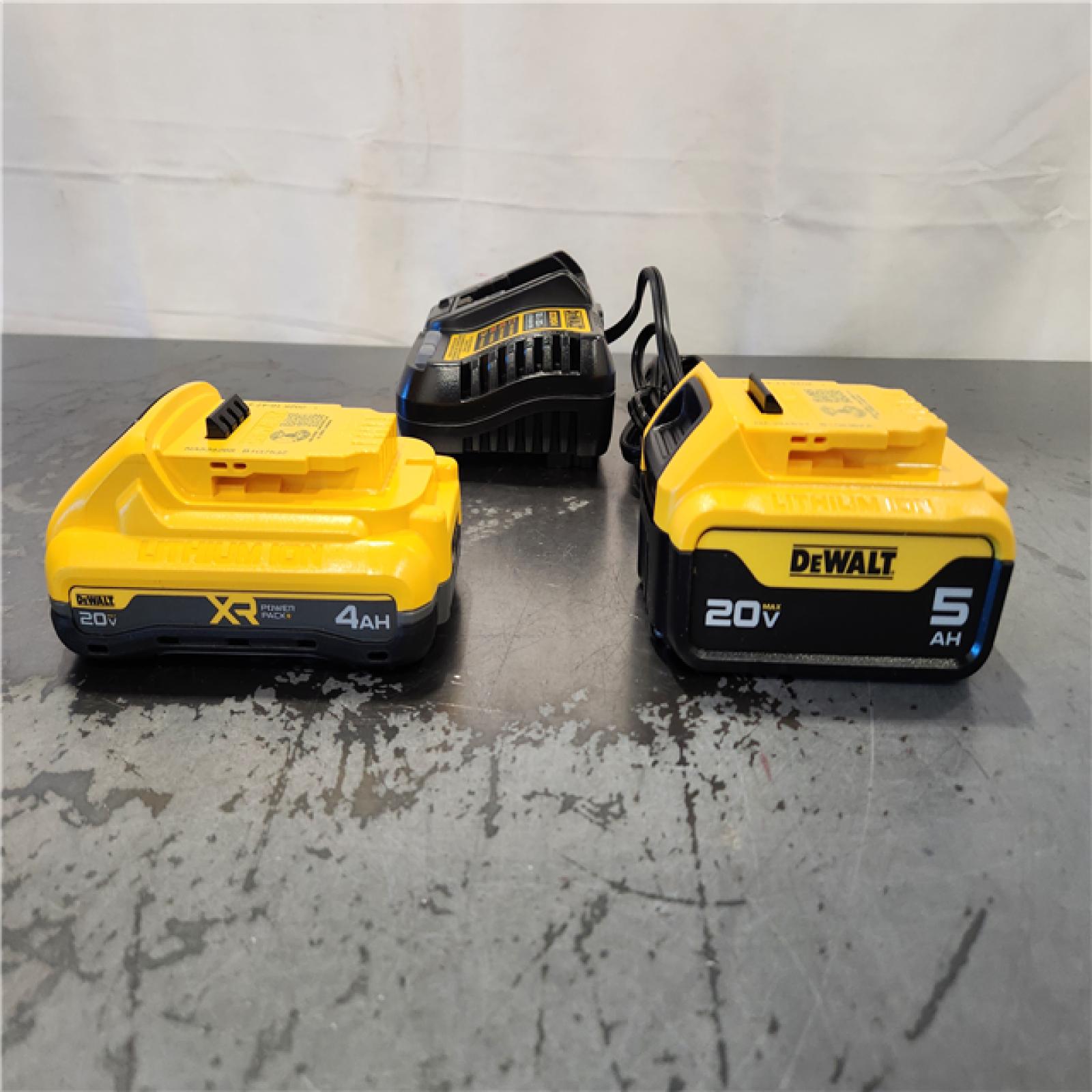 AS-IS- DEWALT 20V MAX Lithium-Ion Starter Kit