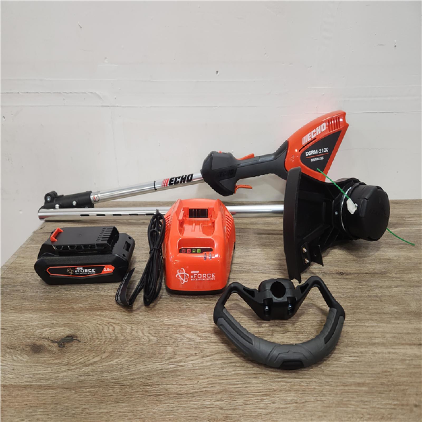 Phoenix Location Appears NEW ECHO eFORCE 56V 16 in. Brushless Cordless Battery String Trimmer with 2.5Ah Battery and Charger DSRM2100-c