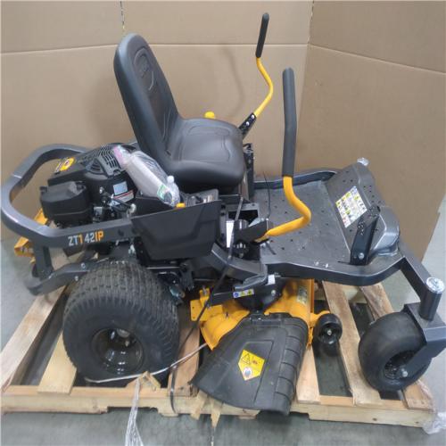 CALIFORNIA AS-IS CUB CADET SITDOWN LAWNMOWER ZT1 42IP