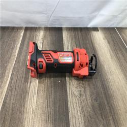 AS-IS Milwaukee 18V Lithium-Ion Cordless Drywall Cut Out Rotary Tool (Tool-Only)