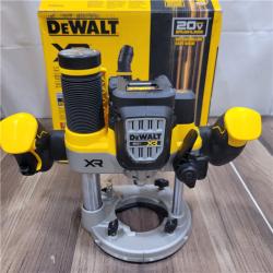 AS-IS  DEWALT 20V MAX XR 2-1/4 Peak HP Brushless Cordless Plunge Router (Tool Only)
