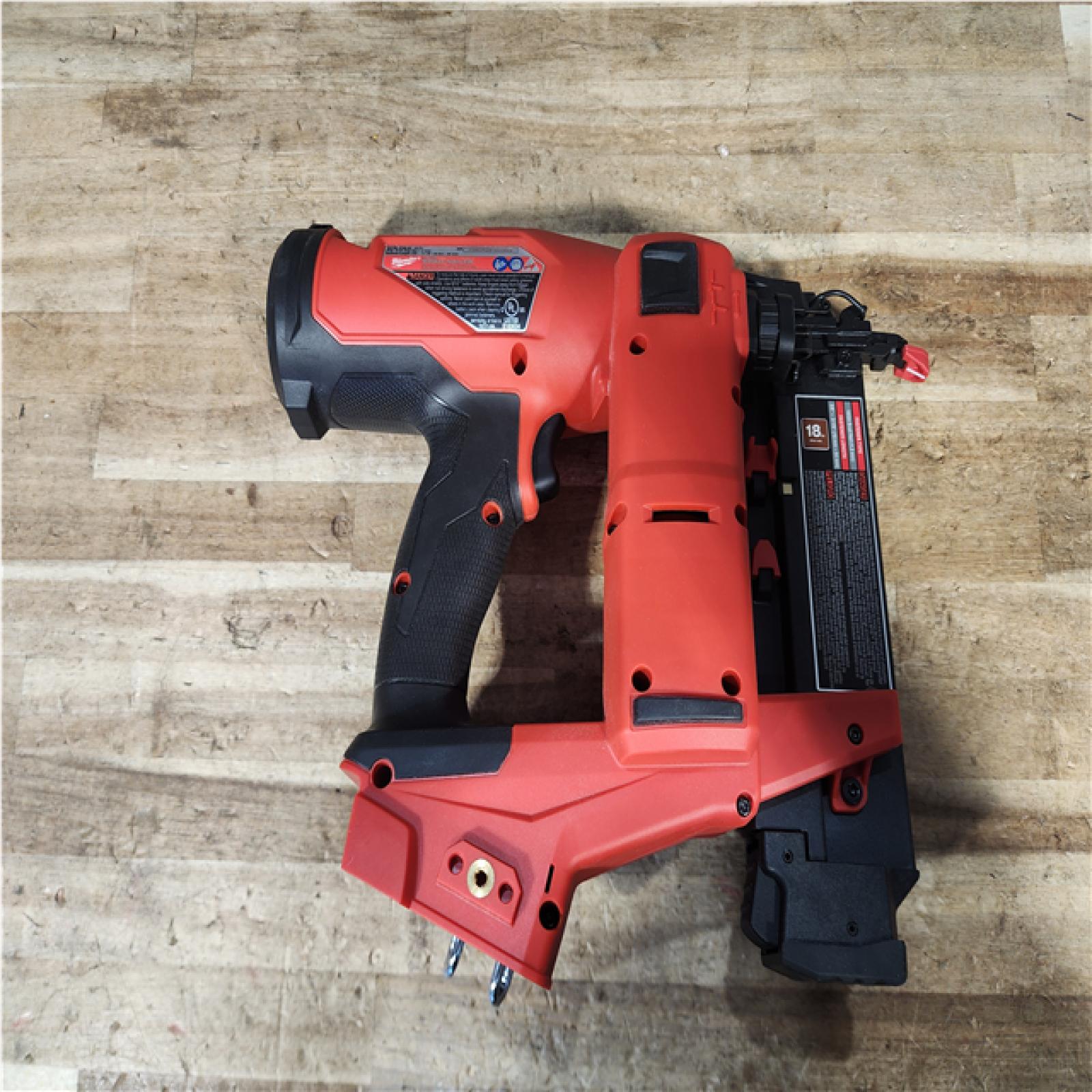 Houston Location AS-IS Milwaukee FUEL 18-Volt Lithium-Ion Brushless Cordless Gen II 18-Gauge Brad Nailer (Tool-Only)