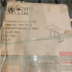 Phoenix LIKE NEW Modern Decor Dining Table Extendable Four Seater with 6 Chairs