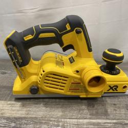 AS-IS DEWALT 20V MAX XR Cordless Brushless 3-1/4 in. Planer (Tool Only)