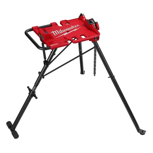 NEW - Milwaukee 1/8 in. to 6 in. Portable Leveling Tripod Chain Vise Stand