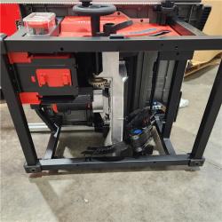 As-Is- Milwaukee M18 FUEL ONE-KEY 18- Volt Lithium-Ion Brushless Cordless 8-1/4 in. Table Saw Kit W/(1) 12.0Ah Battery & Rapid Charger