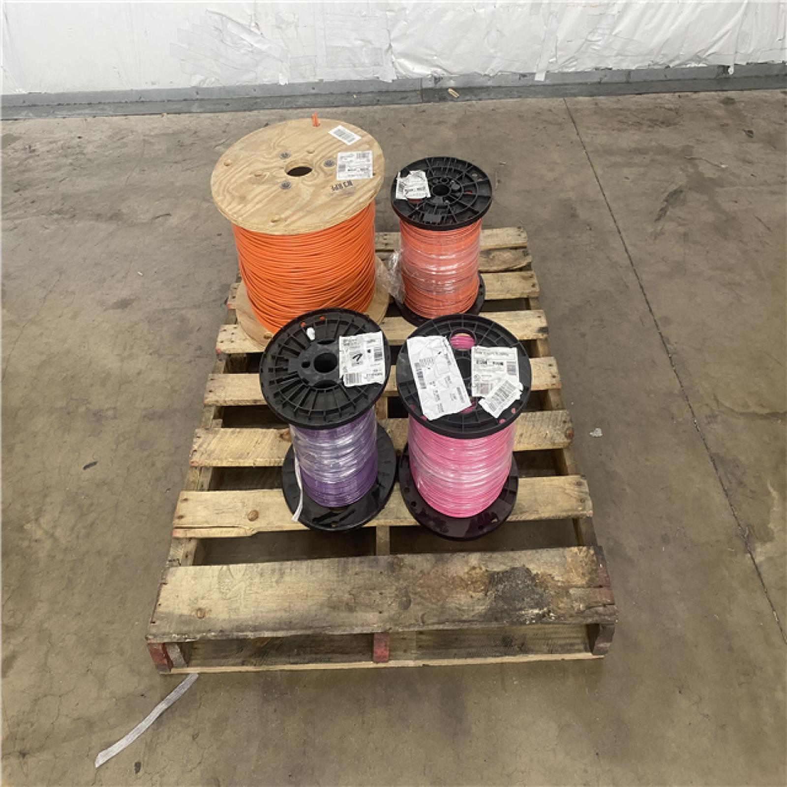 Houston Location AS IS - 4 Cooper Wire Rolls (3) THHN 12 Cu 2500SP (1) THHN 6 Str Cu SIM