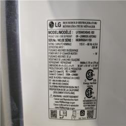 Phoenix LIKE NEW LG 26 cu. ft. Counter-Depth MAX 3-Door French Door Refrigerator with Ice and Water Dispenser  Craft Ice  Stainless Steel