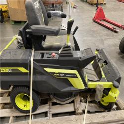 Dallas Location - As-Is RYOBI 80V HP 30 in. Battery Electric  Riding Mower with (2) 80V 10 Ah Batteries
