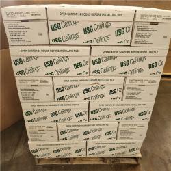 Phoenix NEW USG Ceiling Wood Fiber Ceiling Tile White (1 152 sq. ft/ 36 Cases)