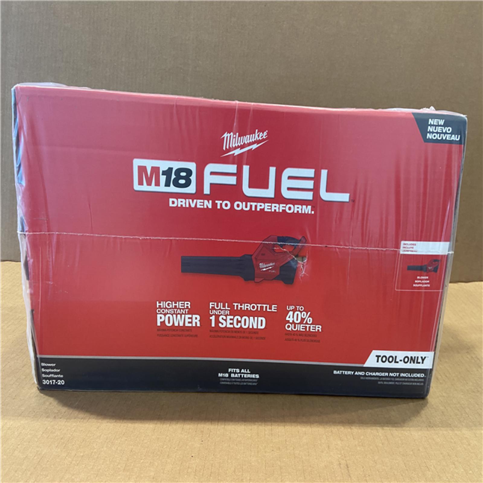 NEW! Milwaukee M18 FUEL 18V Lithium-Ion Brushless Cordless Handheld Blower (Tool-Only)