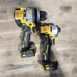 HOUSTON LOCATION - AS-IS DeWalt 20V MAX XR Cordless Brushless 2 Tool Hammer Drill and Impact Driver Kit