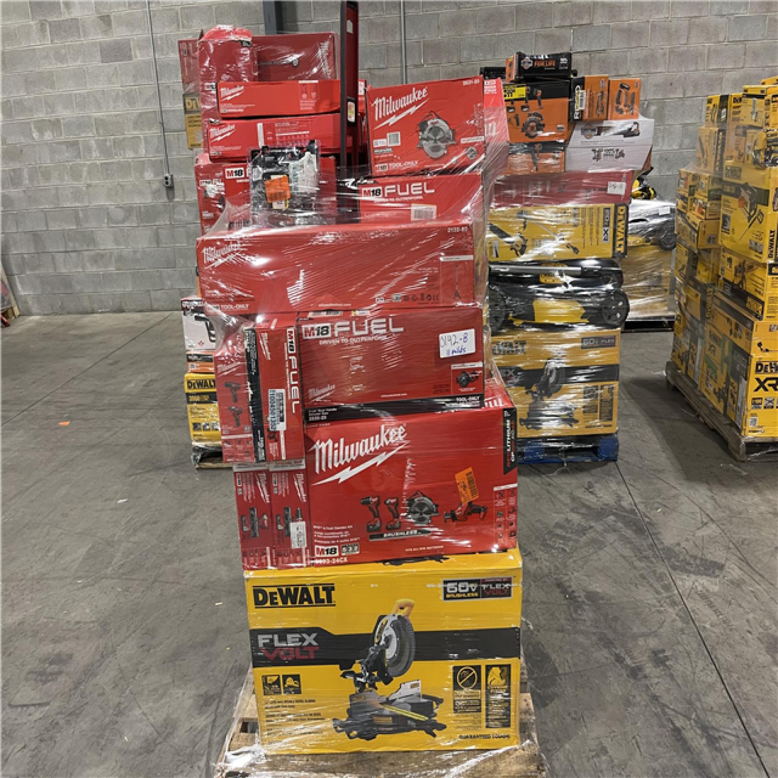 Pittston Location As-Is Power Tools Partial Truckload (11 pallets) 0142-B