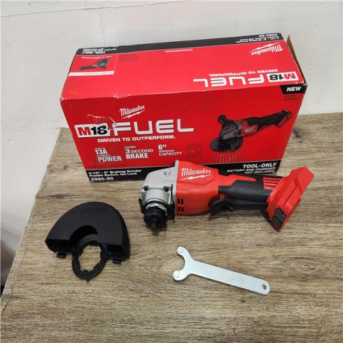 Phoenix Location NEW Milwaukee M18 FUEL 18V Lithium-Ion Brushless Cordless 4-1/2 in./6 in. Braking Grinder with Paddle Switch, No Lock (Tool-Only)