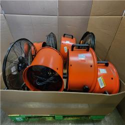 Phoenix AS-IS Mixed Commercial Electric High Speed Floor Fans Pallet of 8