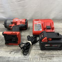 AS-IS Milwaukee FUEL 18V Lithium-Ion Brushless Cordless 1/2 in. Impact Wrench w/Friction Ring Kit