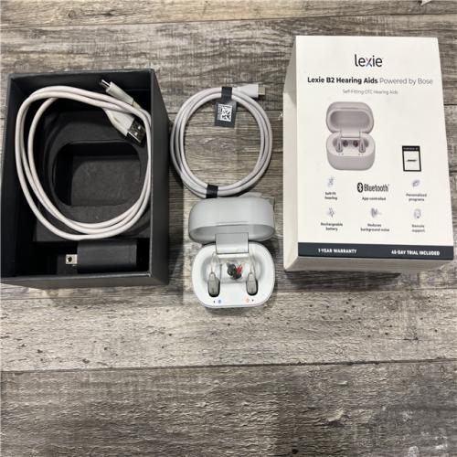 AS-IS Lexie B2 OTC Hearing Aids Powered by Bose - Bluetooth (Gray)