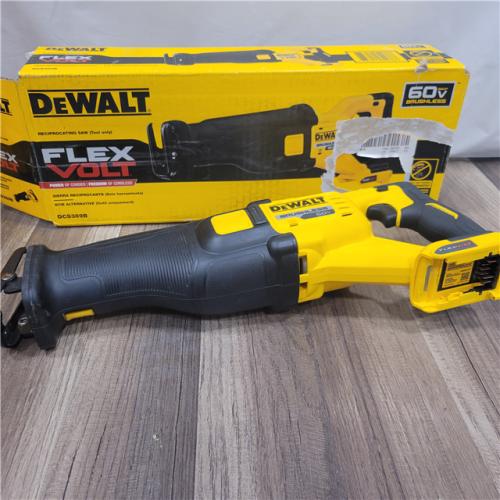 AS-IS DeWalt DCS389B FLEXVOLT 60V MAX Cordless Brushless Reciprocating Saw (Tool-Only)