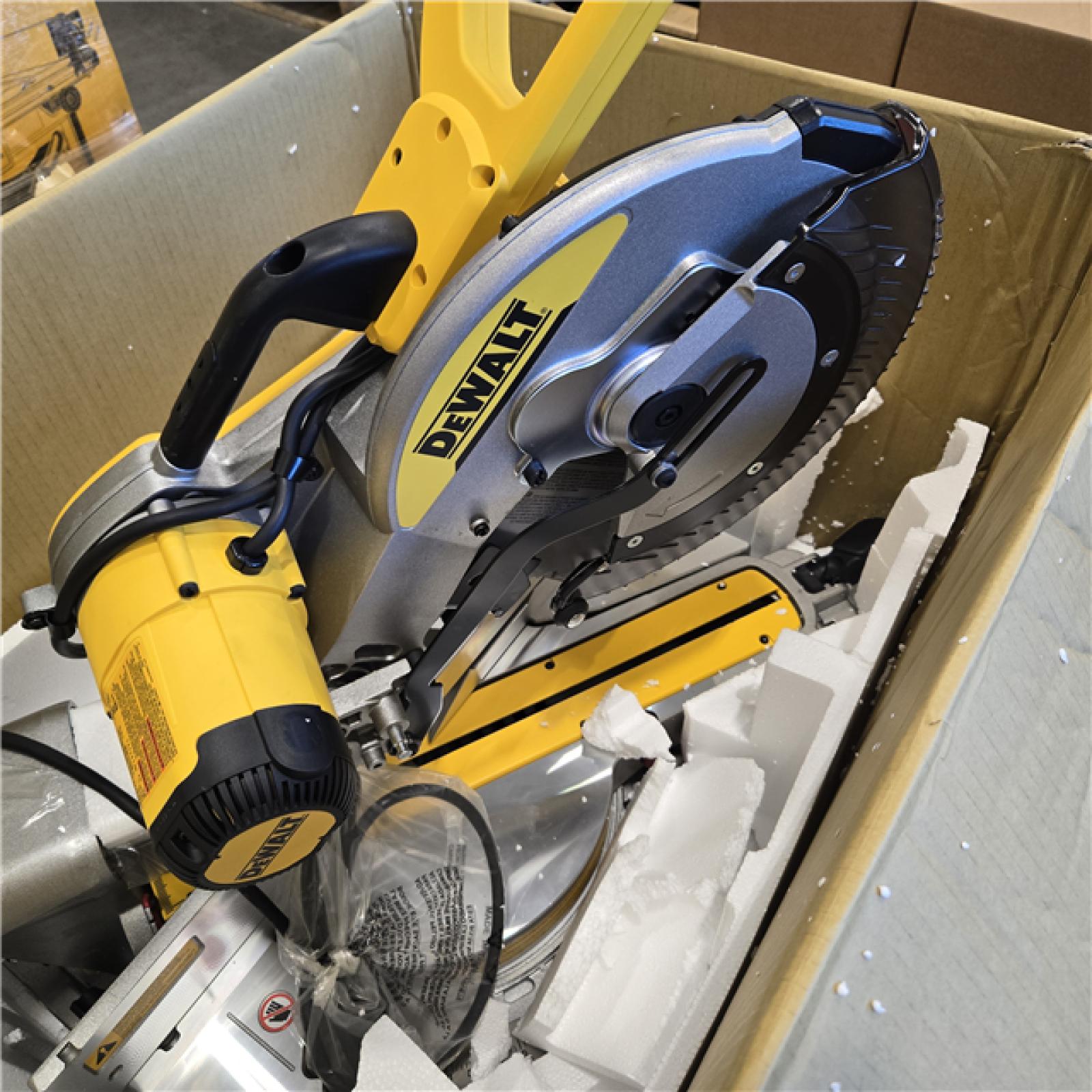 AS-IS DEWALT 12-in Dual Bevel Sliding Compound Miter Saw