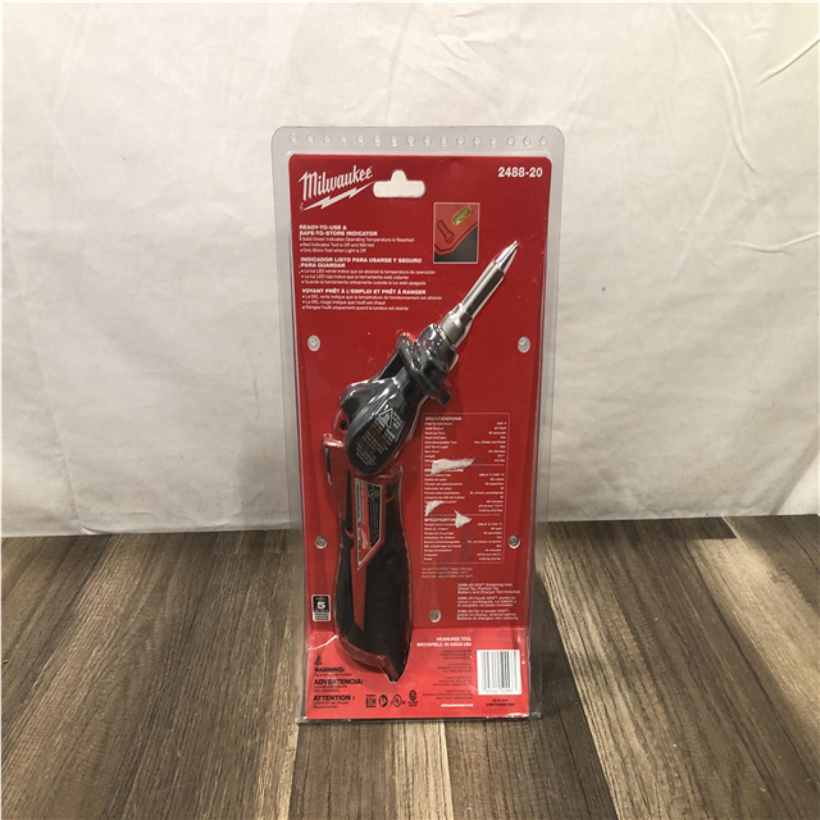 NEW - Milwaukee 12-Volt Lithium-Ion Cordless Soldering Iron (Tool-Only)