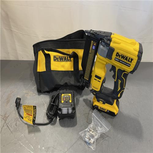 AS-IS - DeWalt ATOMIC 20V MAX Lithium Ion Cordless 23 Gauge Pin Nailer Kit