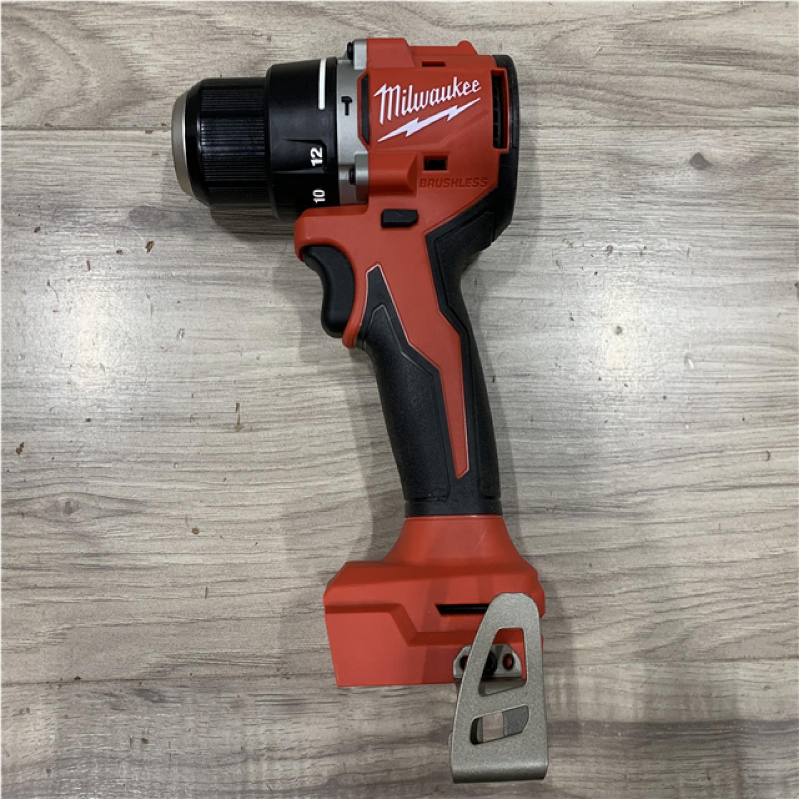Milwaukee 18V Lithium-Ion Brushless Cordless 1/2 in. Compact Hammer Drill/Driver (Tool-Only)