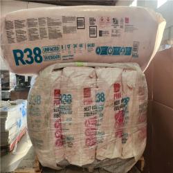 Phoenix AS-IS Owens Corning R-38 Unfaced Fiberglass Insulation Batt 24 in. x 48 in. Pallet (6 Bags)