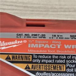 AS-IS Milwaukee M18 FUEL 18V Cordless 1/2 in. Impact Wrench  (Tool-Only)
