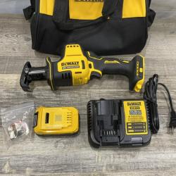 AS-IS DEWALT Atomic 20-Volt Maximum Cordless Brushless Compact Reciprocating Saw Kit