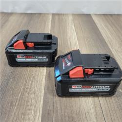 AS-IS Milwaukee   M18 18-Volt Lithium-Ion High Output 6.0Ah Battery Pack (2-Pack)