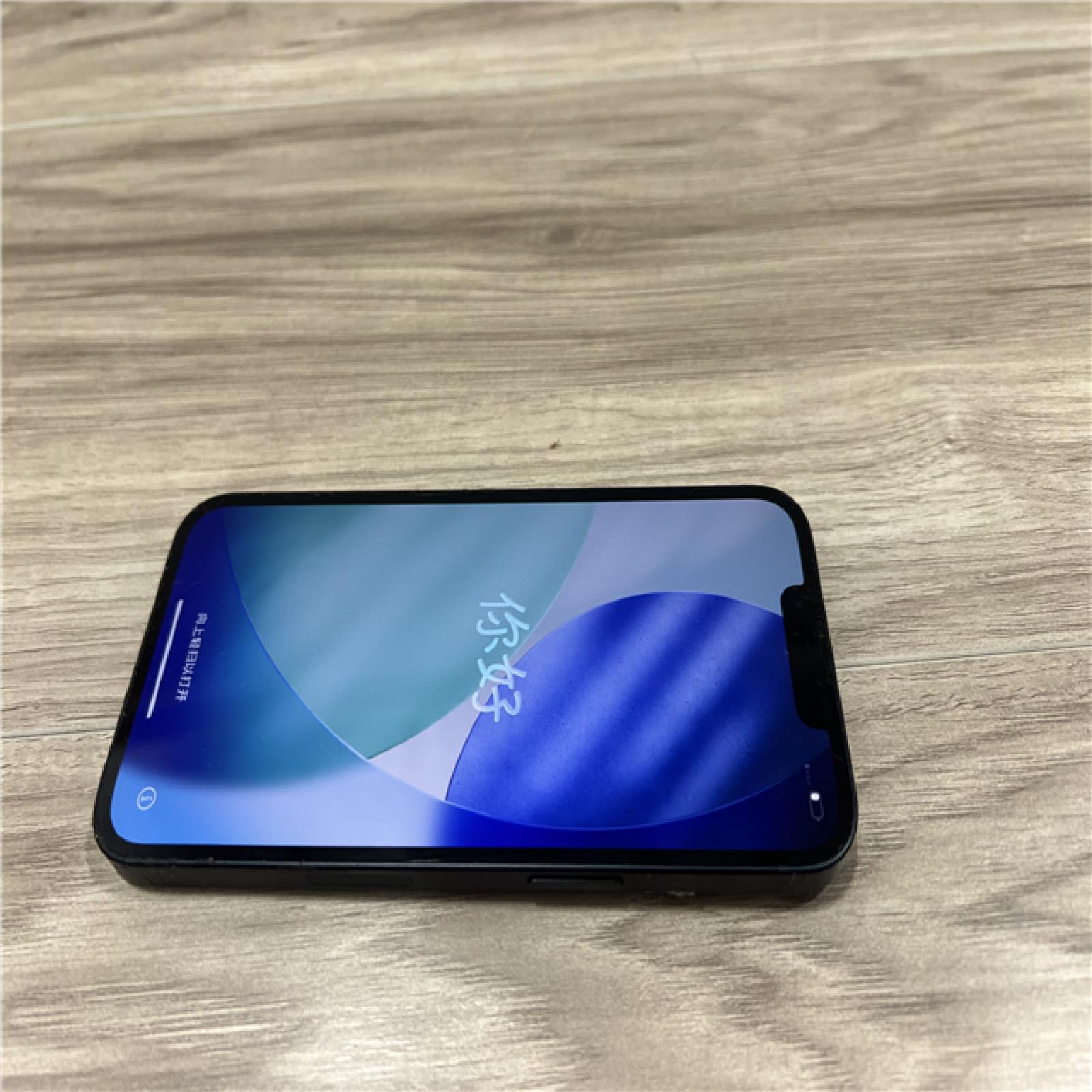 AS-IS Apple iPhone 13 128GB in Midnight (Model MLML3LL/A)