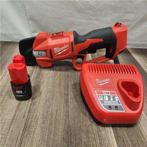 AS-IS- Milwaukee M12 Steel Curved Cordless Pruner