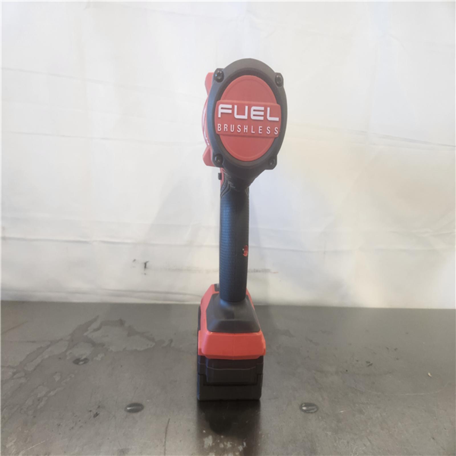 AS-IS- Milwaukee FUEL 18V Lithium-Ion Brushless Cordless 1/2 in. Impact Wrench w/Friction Ring Kit