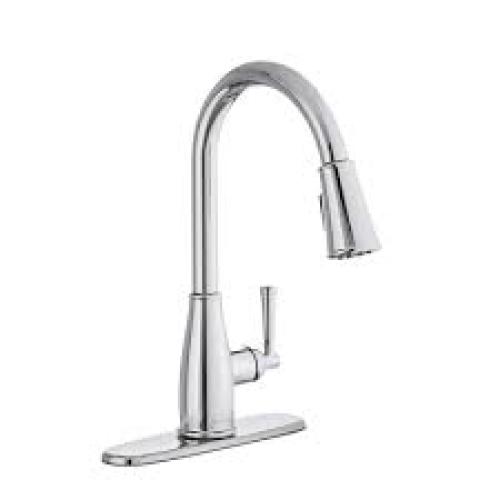 Phoenix Location Lot of (3)NEW Glacier Bay Fairhurst Single Handle Pull-Down Sprayer Kitchen Faucet with TurboSpray and FastMount in Chrome