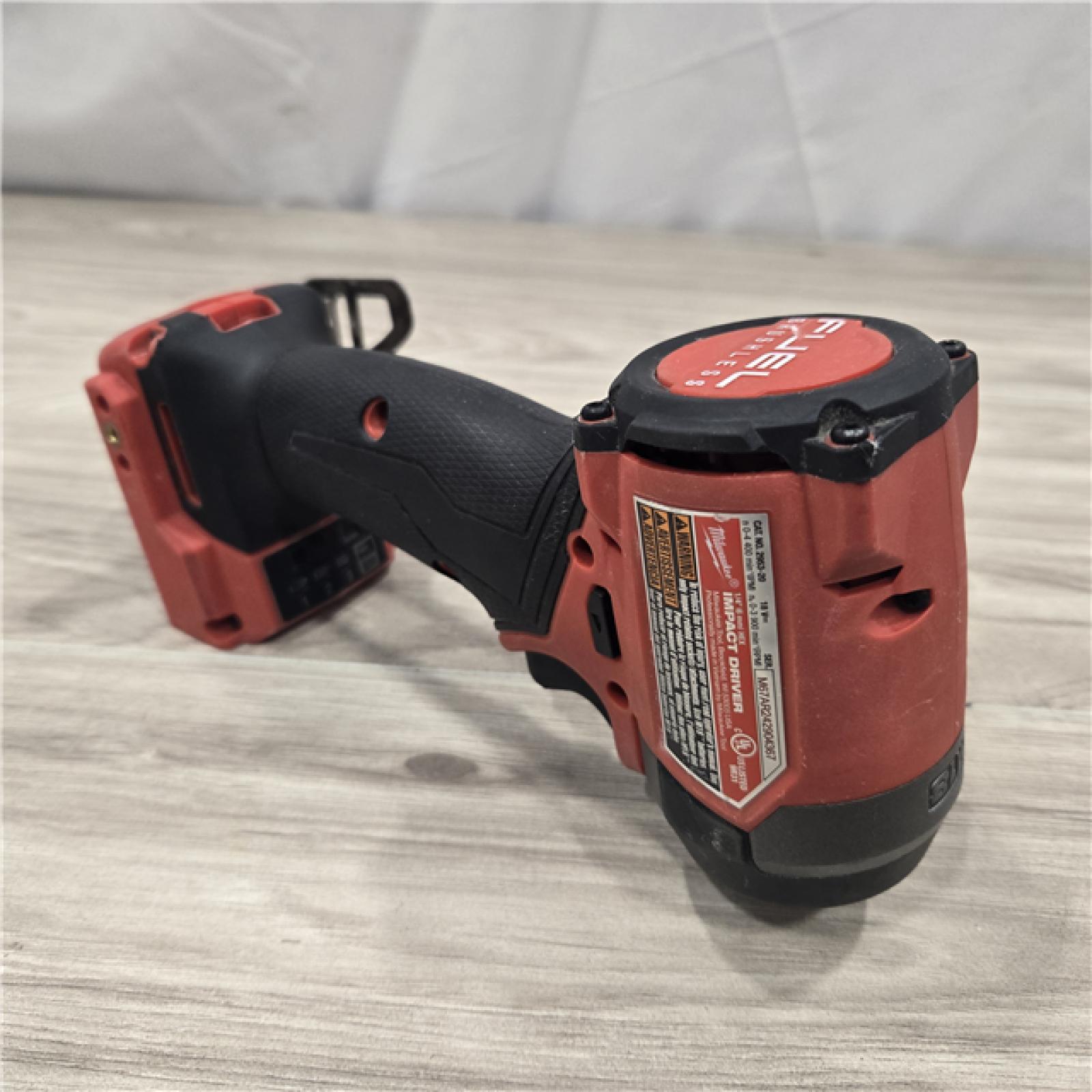 AS-IS MILWAUKEE FUEL 18V Cordless Hammer Drill and Impact Driver Combo Kit
