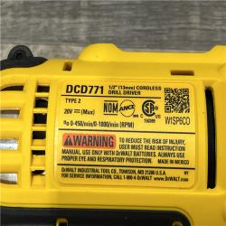 AS-IS DEWALT 20V MAX Cordless Drill/Impact 2 Tool Combo Kit