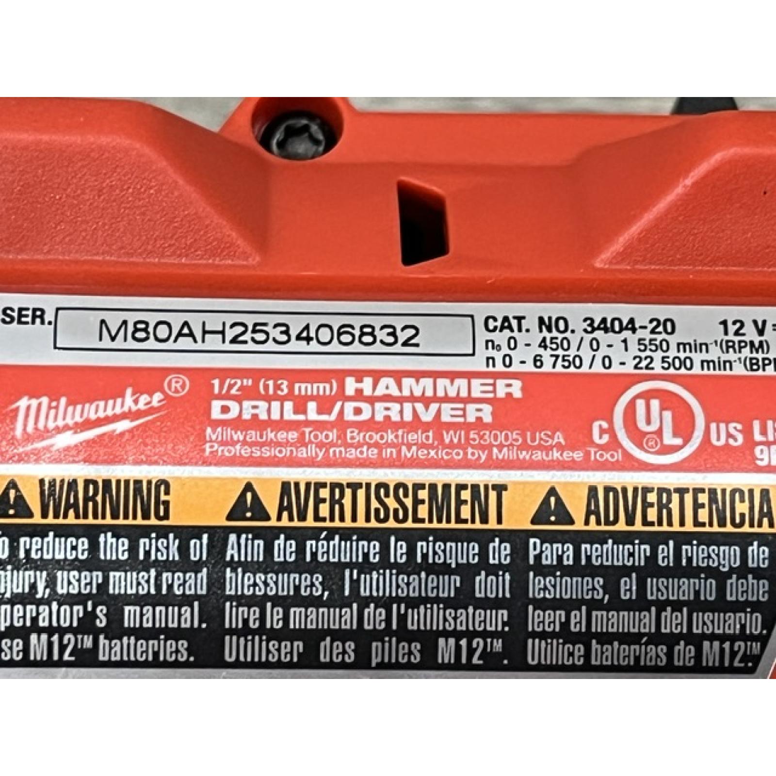 AS-IS Milwaukee FUEL 12-Volt Lithium-Ion Brushless Cordless Hammer Drill and Impact Driver Combo Kit