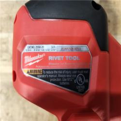 HOUSTON LOCATION - AS - IS Milwaukee 12-Volt Lithium-Ion Cordless Rivet Tool (Tool-Only)