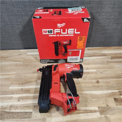 HOUSTON LOCATION - AS-IS (APPEARS LIKE NEW) Milwaukee  FUEL 18-Volt Lithium-Ion Brushless Cordless Gen II 18-Gauge Brad Nailer (Tool-Only)
