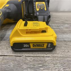 AS-IS DEWALT 20V MAX XR 16-Gauge Electric Cordless Angled Finishing Nailer Kit