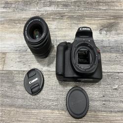 AS-IS Canon EOS Rebel T100 DSLR Camera w/ 18-55mm f/3.5-5.6 DC III Lens Kit