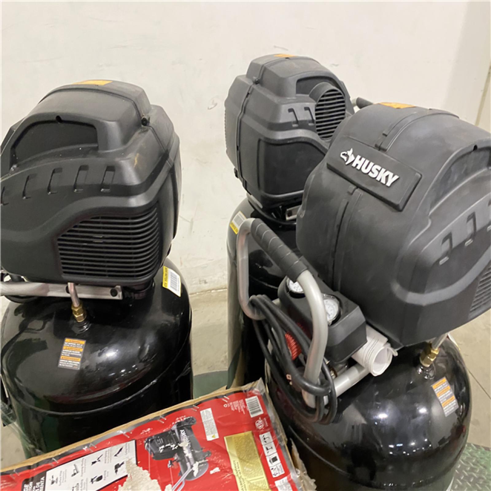 Dallas Location - As-Is Husky Electric Air Compressor(Lot Of 4)