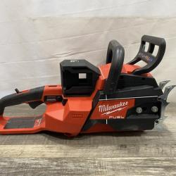 AS-IS Milwaukee FUEL 18V Brushless Cordless 20 in. Dual Battery Chainsaw Kit