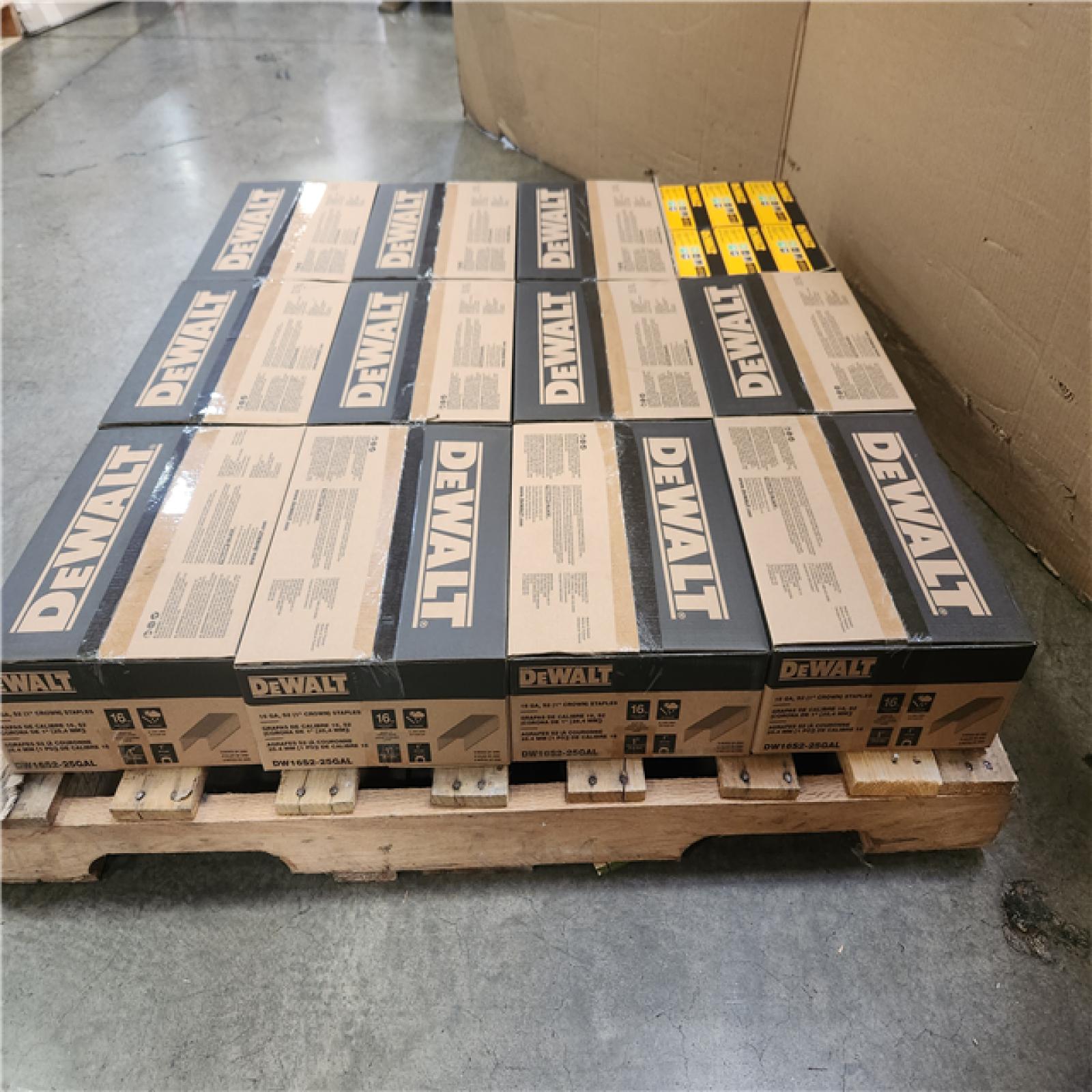 Phoenix NEW 6 Pack DEWALT 1 in. x 1 in. x 16-Gauge Galvanized Wide Crown Construction Staple (2000 per Pack) (72- Total  RV: $2 550)