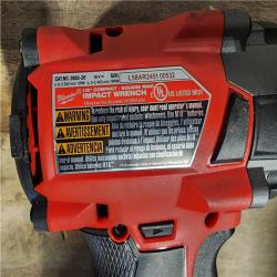 HOUSTON LOCATION - AS-IS MILWAUKEE 3 TOOL COMBO KIT W/ (2) BATTERY & CHARGER