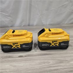 AS-IS DEWALT 20V MAX XR Lithium-Ion 8.0 Ah Battery Pack (2-Pack)