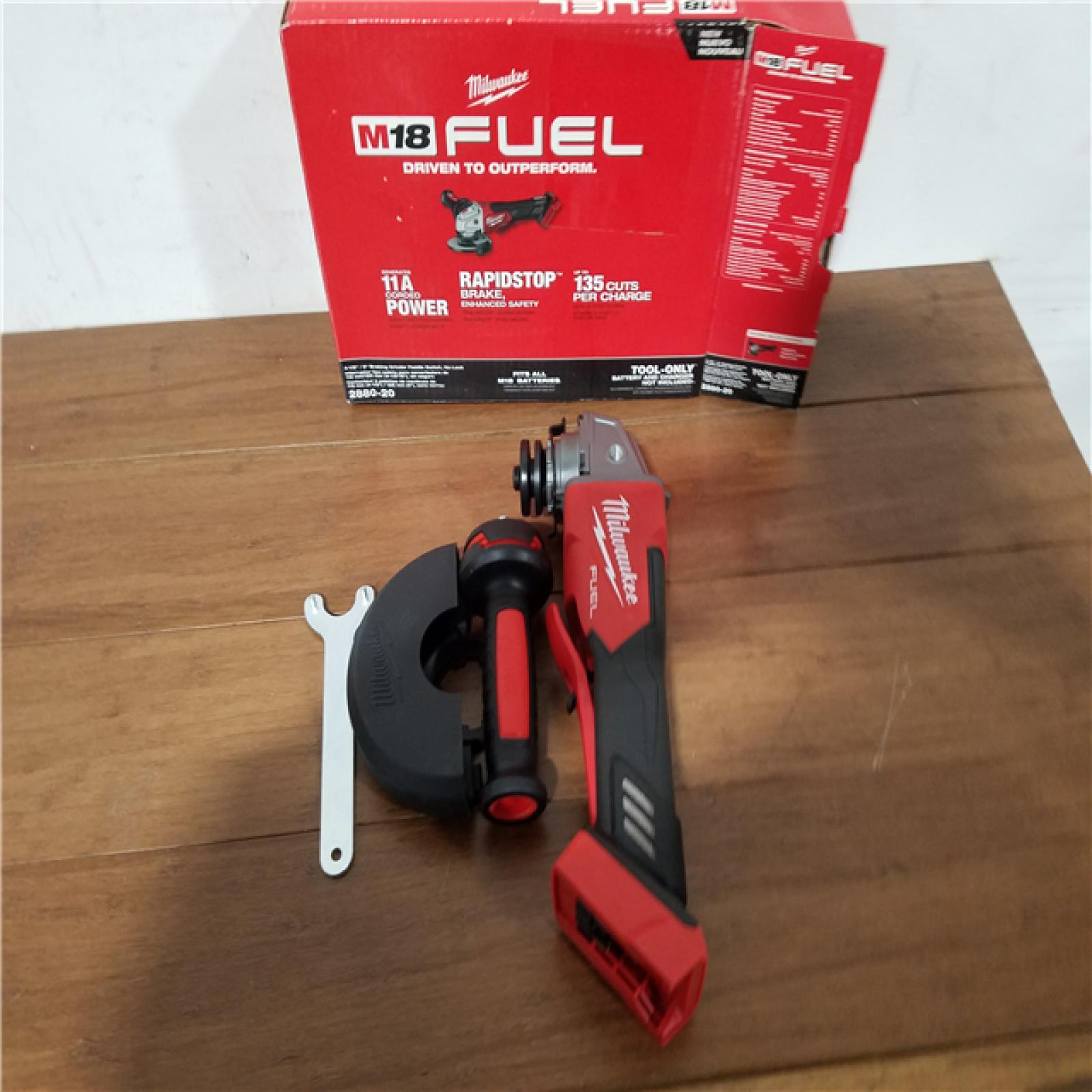 California NEW Milwaukee 4-1/2/5 Braking Grinder Paddle Switch  No-Lock (Tool Only)