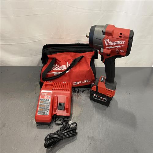 AS-IS - Milwaukee M18 FUEL 18V Lithium-Ion Brushless Cordless 1/2 in. Impact Wrench w/Friction Ring Kit
