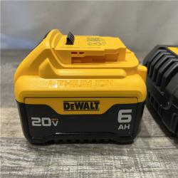AS-IS DEWALT 20V MAX Lithium-Ion 6.0 Ah Battery and Charger