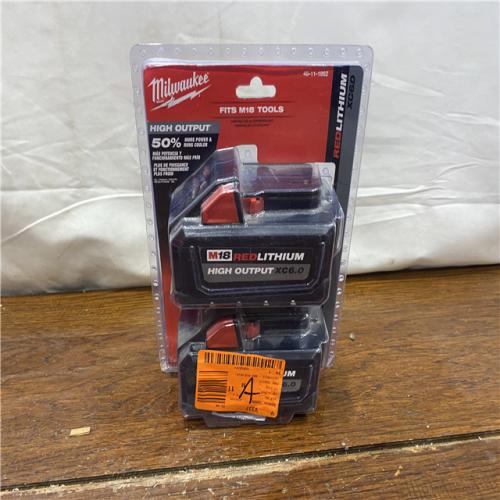 AS-IS M18 18-Volt Lithium-Ion High Output 6.0Ah Battery Pack (2-Pack)